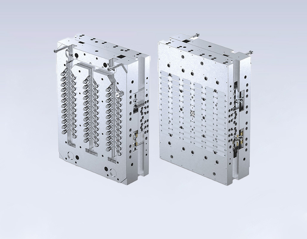 Hot half mold&multi cavity hot runner system