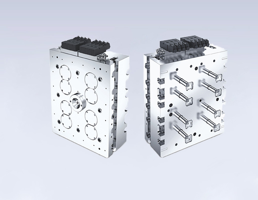 Hot half mold&multi cavity hot runner system